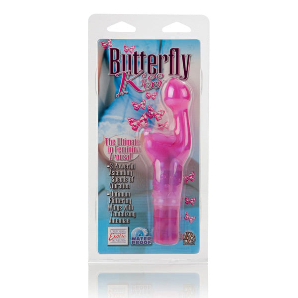 Pink Butterfly Kiss Vibrator - Packaged