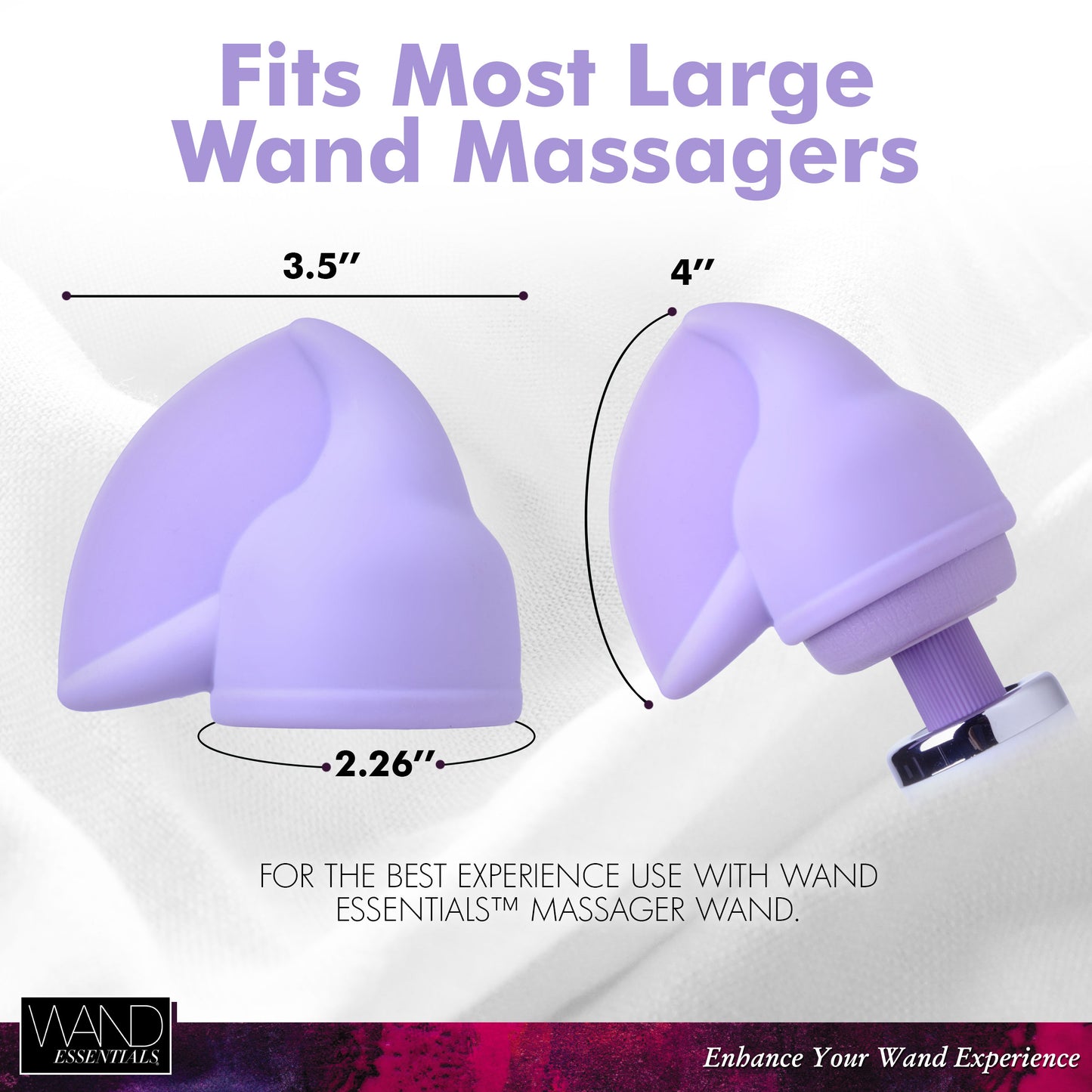 Flutter Tip Silicone Wand Attachment