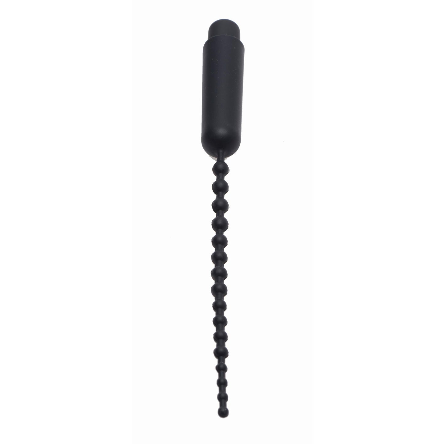 Dark Rod Vibrating Beaded Silicone Sound