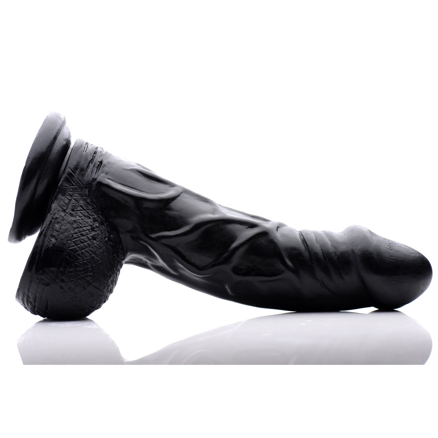 6.5 Inch Realistic Suction Cup Dildo- Black