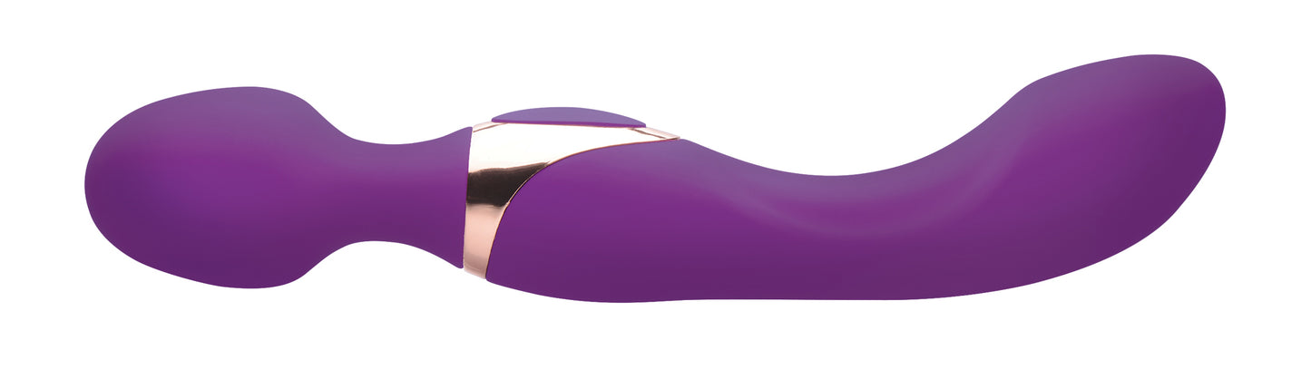 10x Dual Duchess 2-in-1 Silicone Massager - Purple
