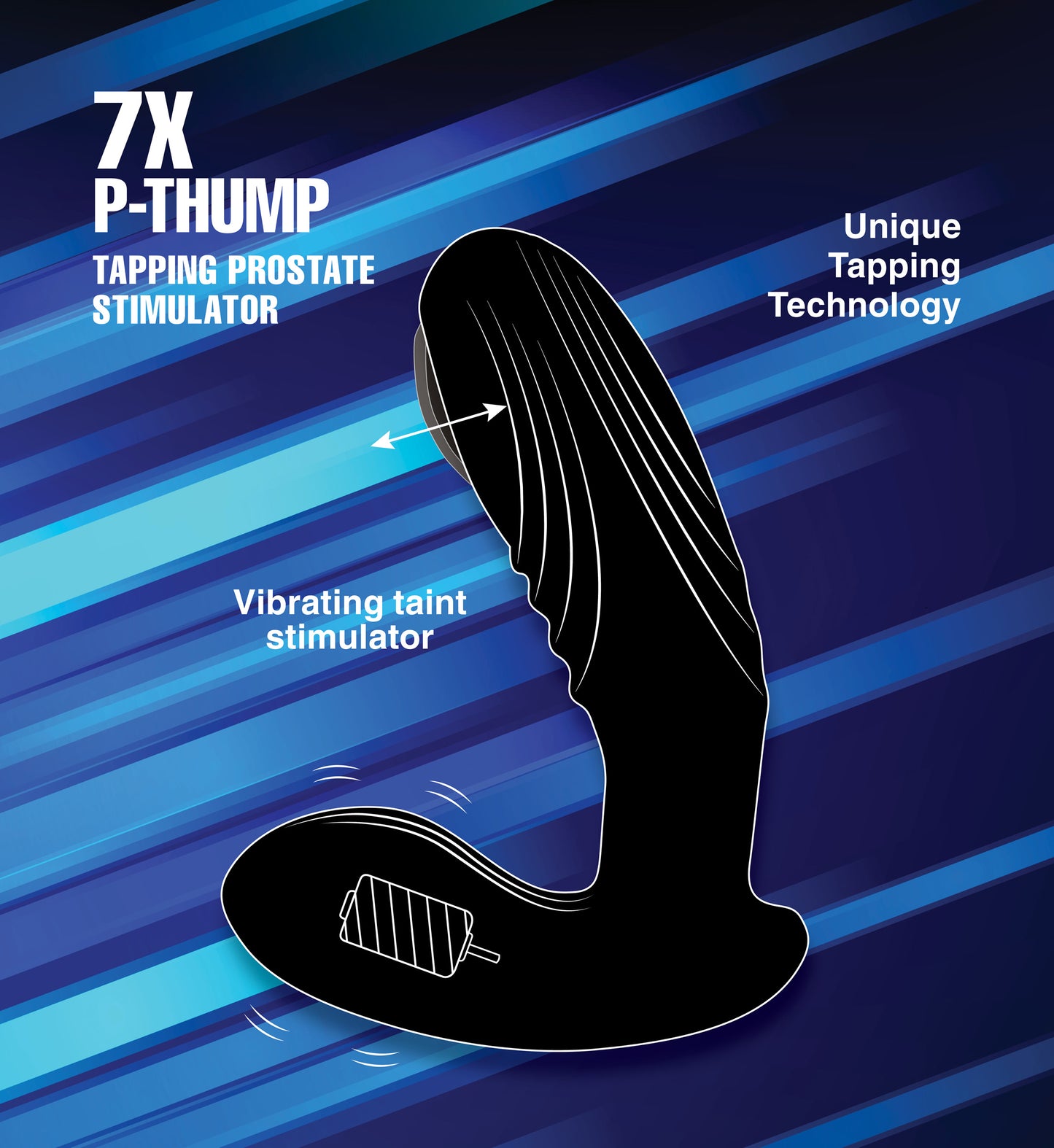 7x P-thump Tapping Prostate Stimulator