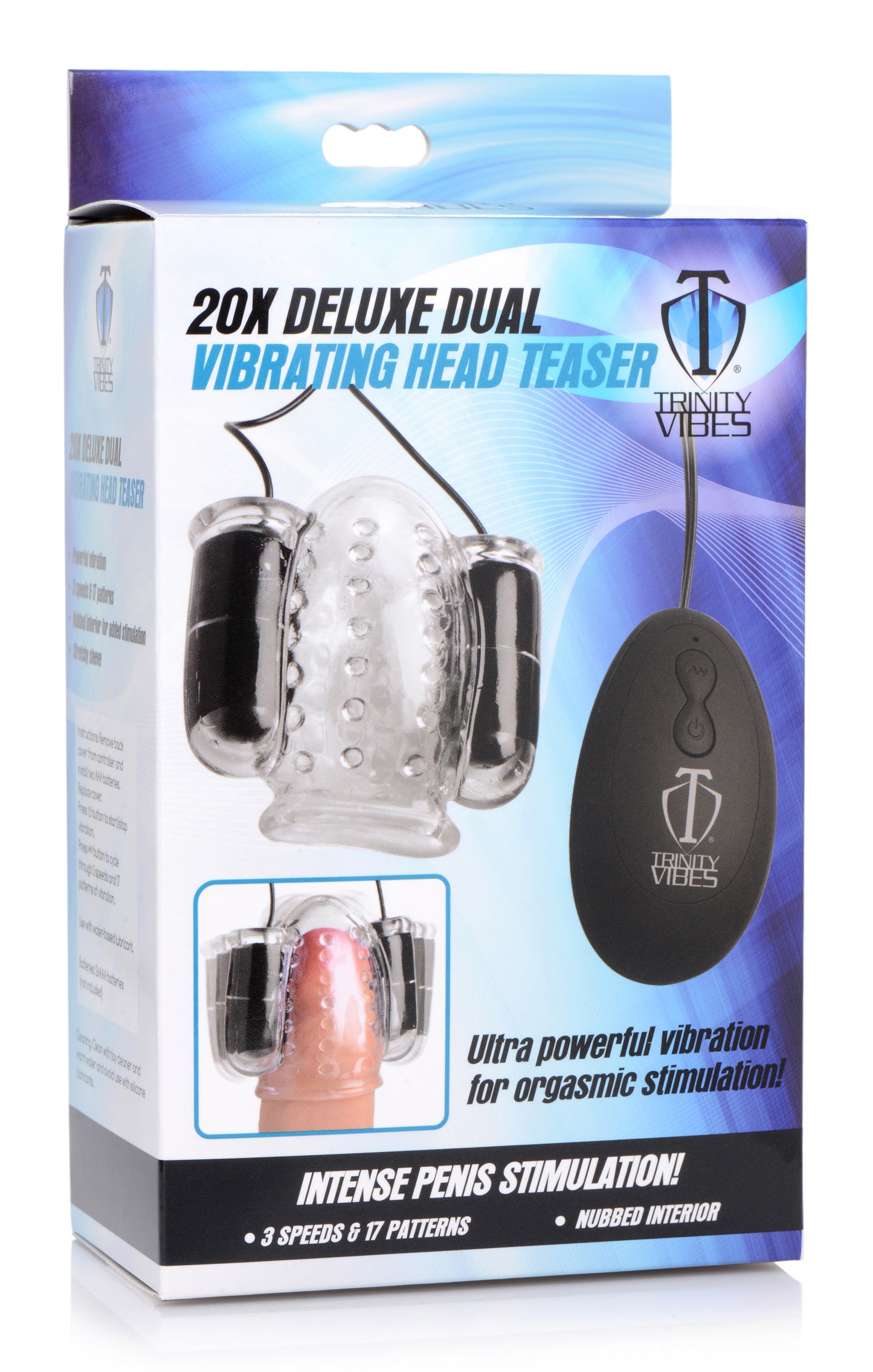 20x Deluxe Dual Vibrating Head Teaser