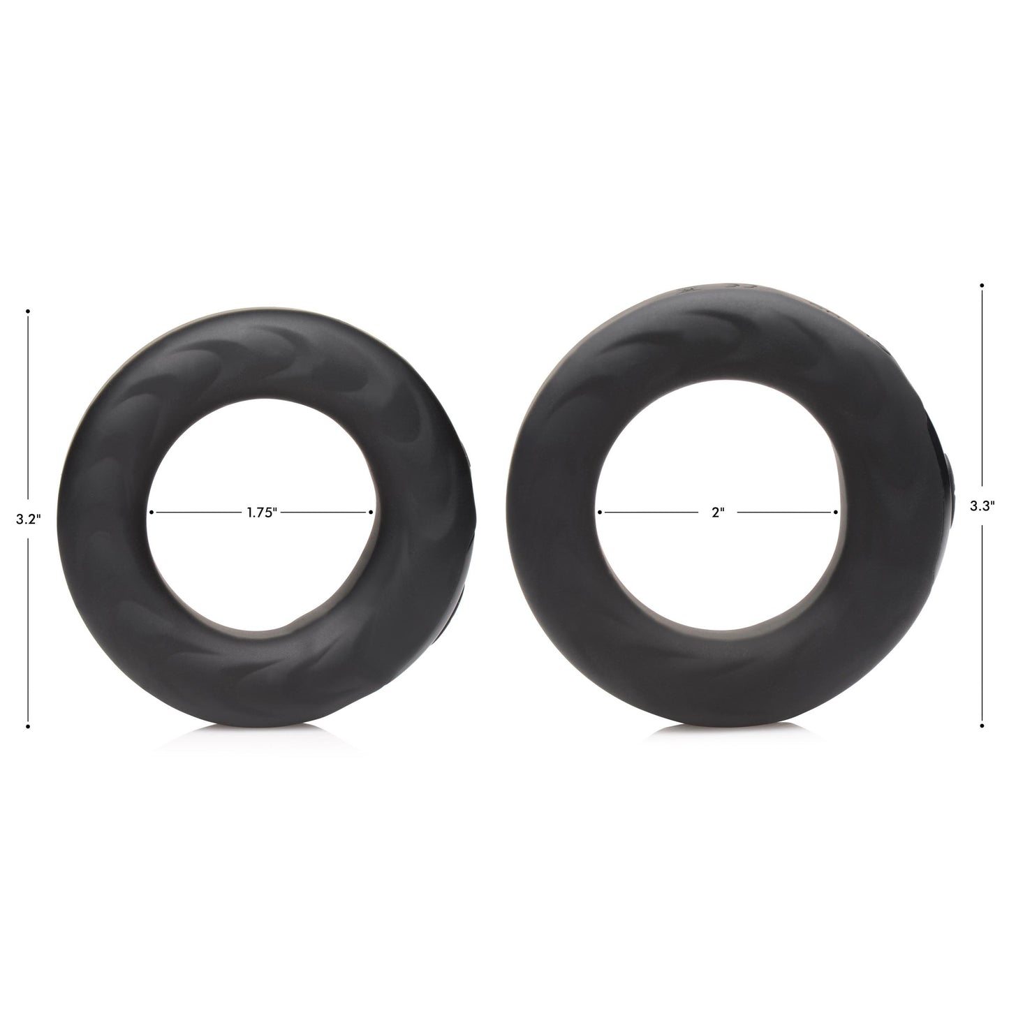 E-stim Pro Silicone Vibrating Cock Ring - 1.75 Inch