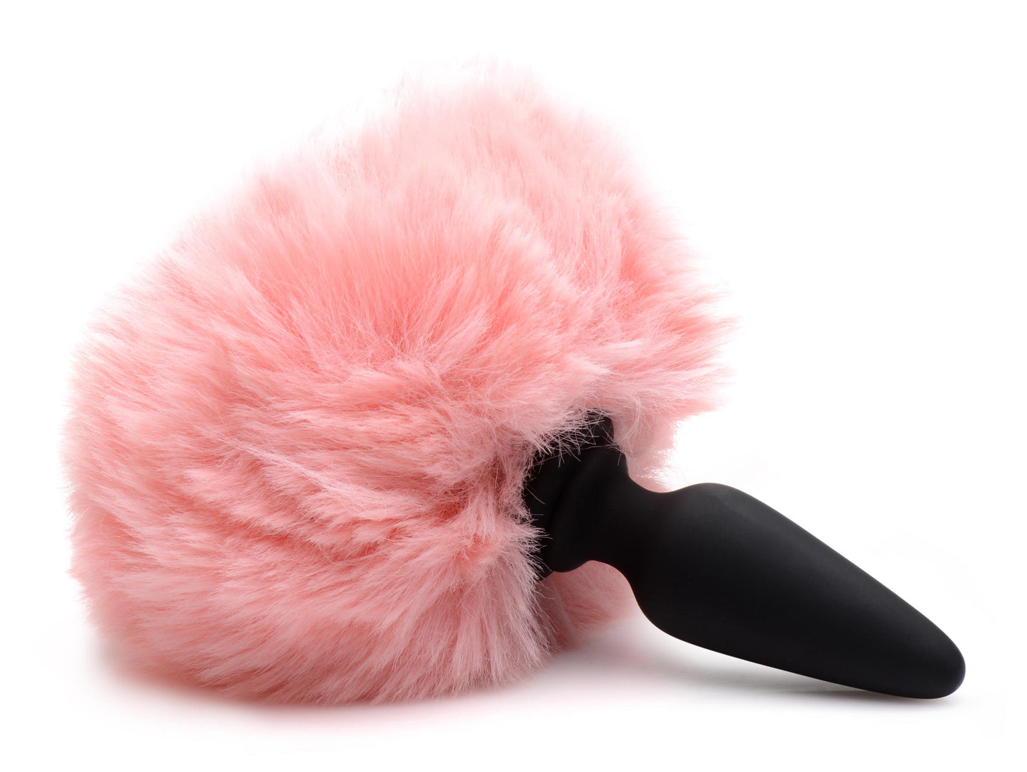 Small Anal Plug With Interchangeable Bunny Tail - Pink