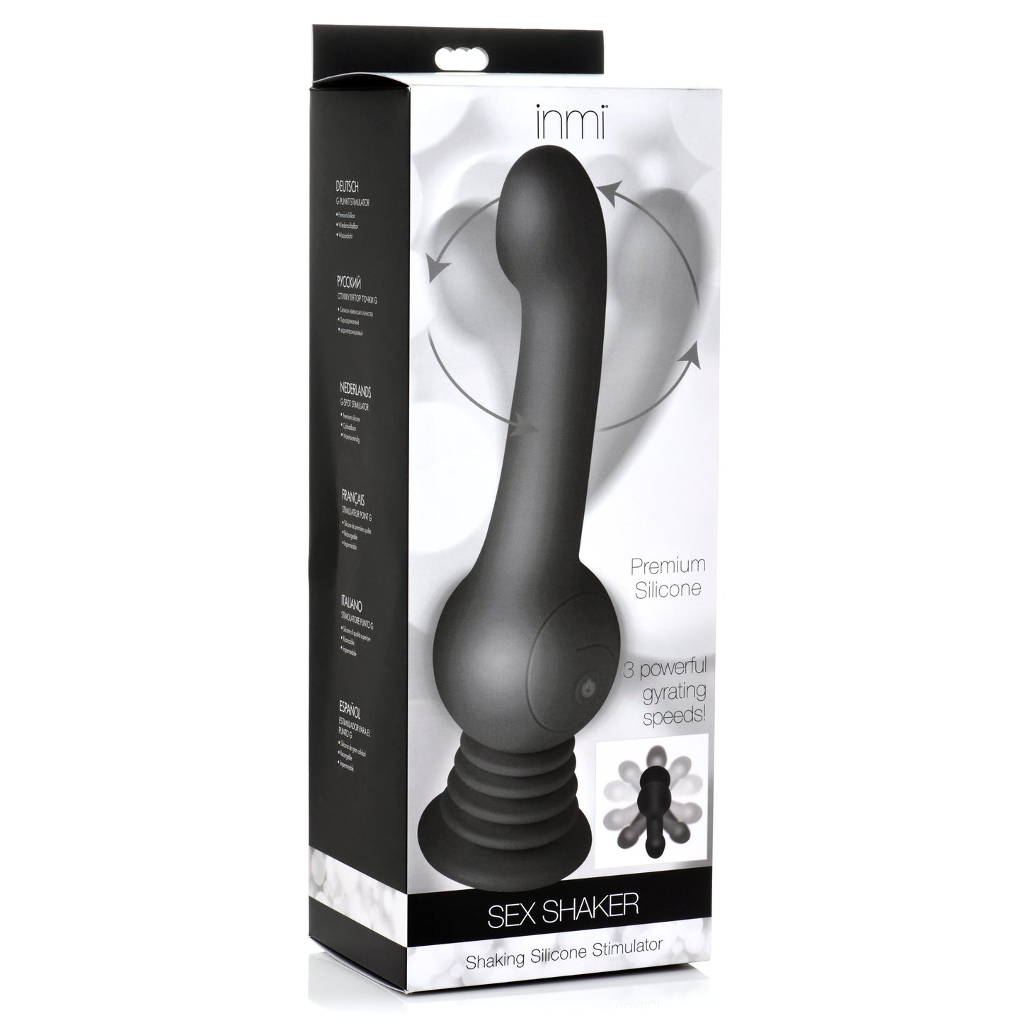 Sex Shaker Silicone Stimulator - Black