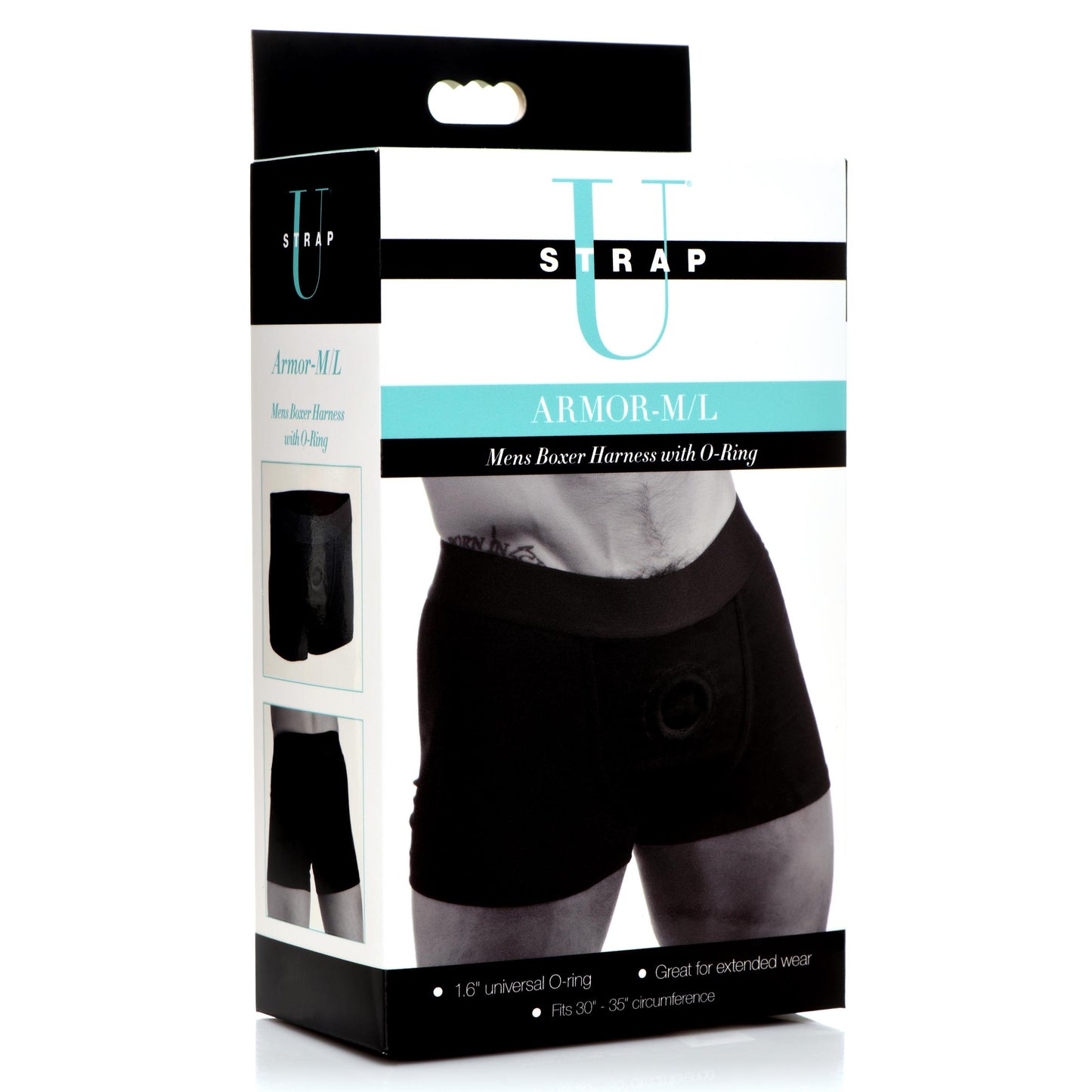 Armor Mens Boxer Harness With O-ring - Ml