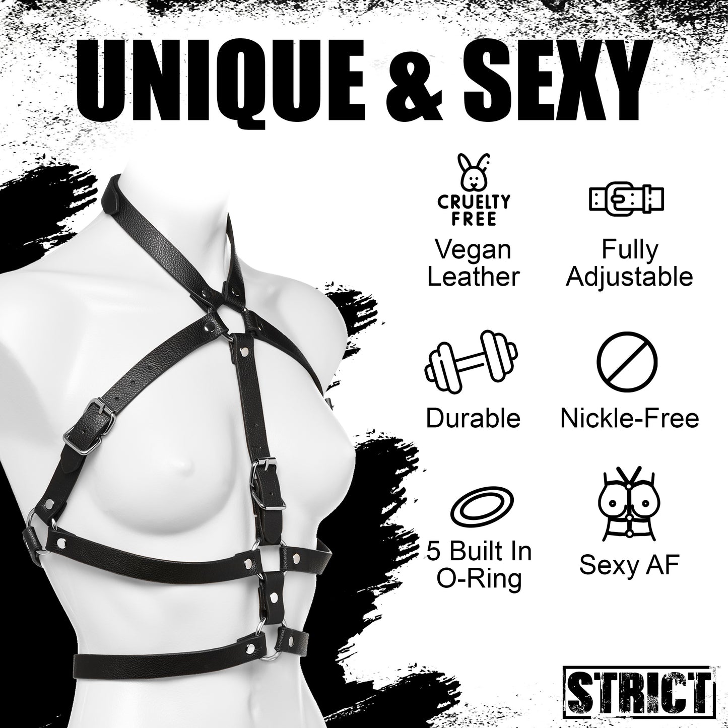 Female Chest Harness- 2xl/3xl