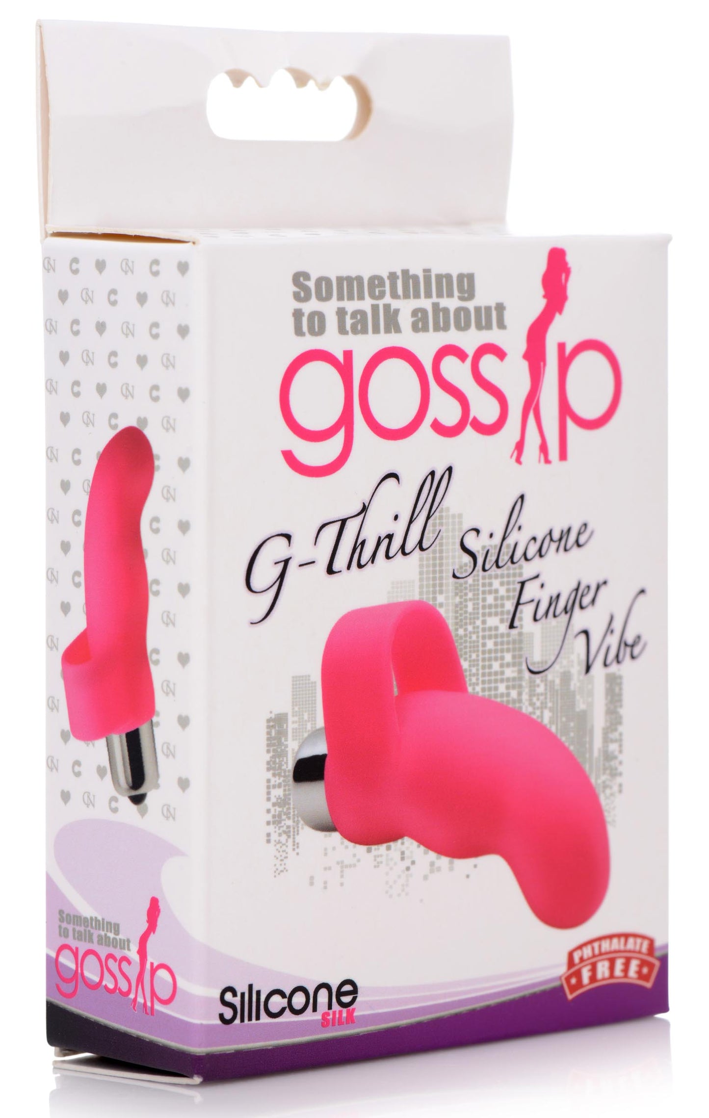 G-thrill Silicone Finger Vibe - Magenta