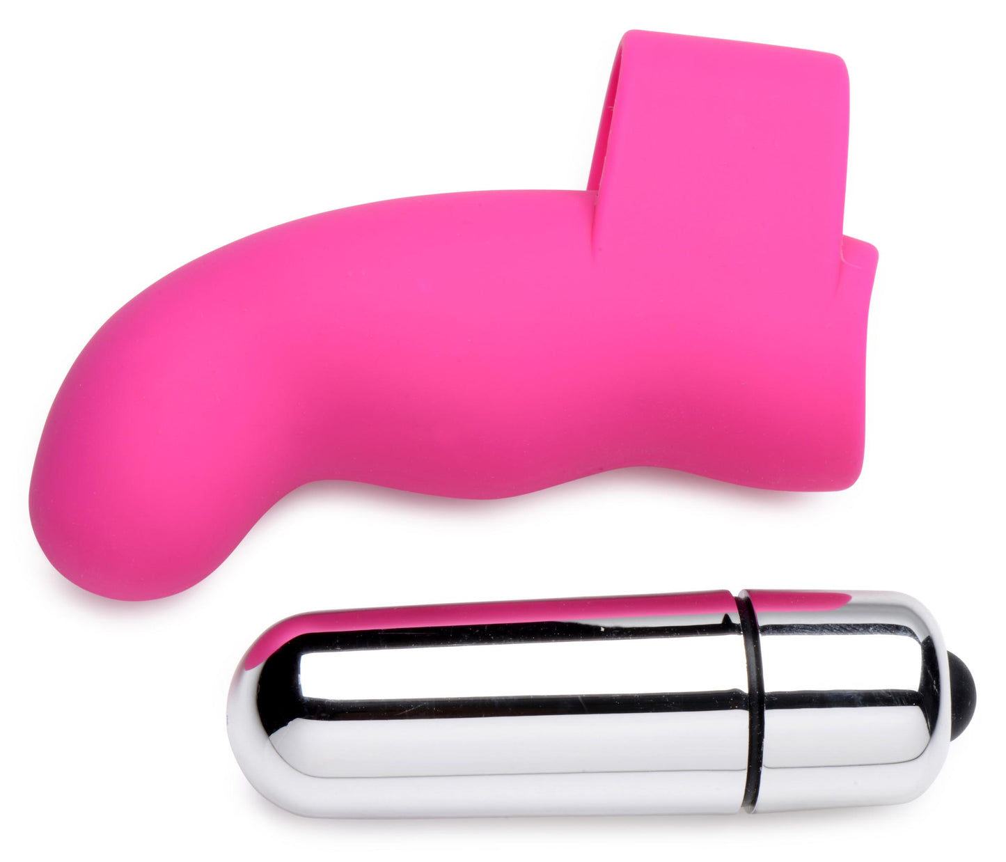 G-thrill Silicone Finger Vibe - Magenta