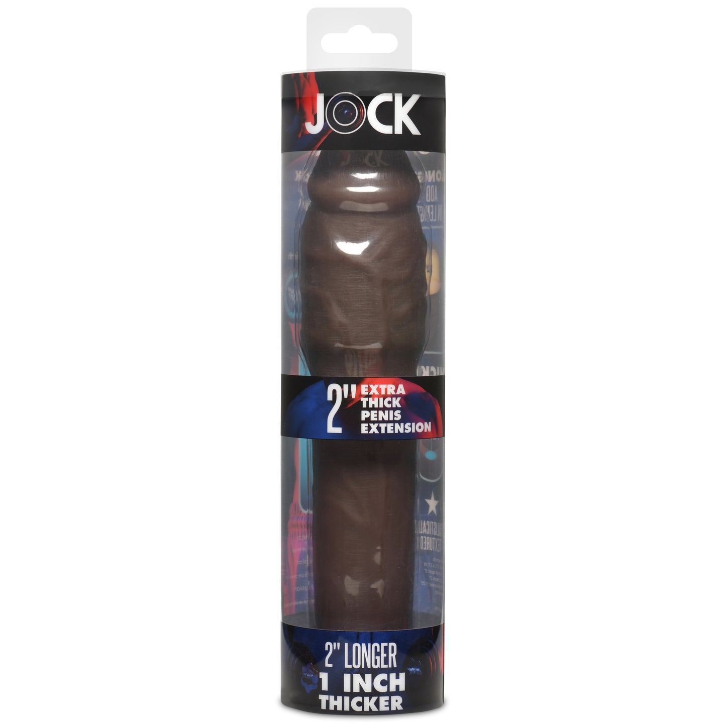 Extra Thick 2 Inch Penis Extension - Dark