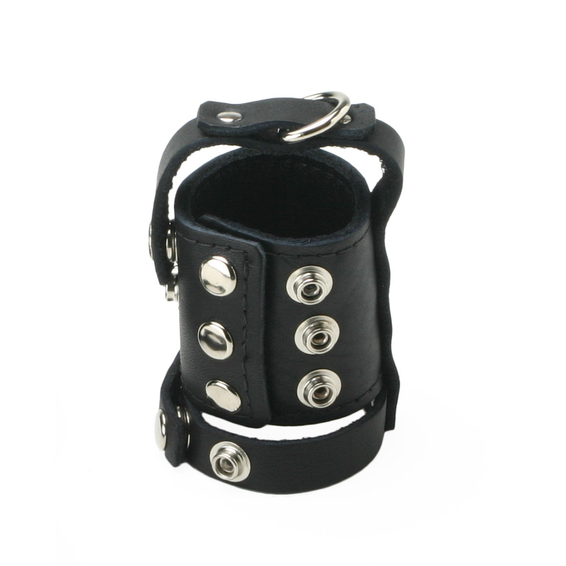 Strict Leather Cock Strap And Ball Stretcher - Large