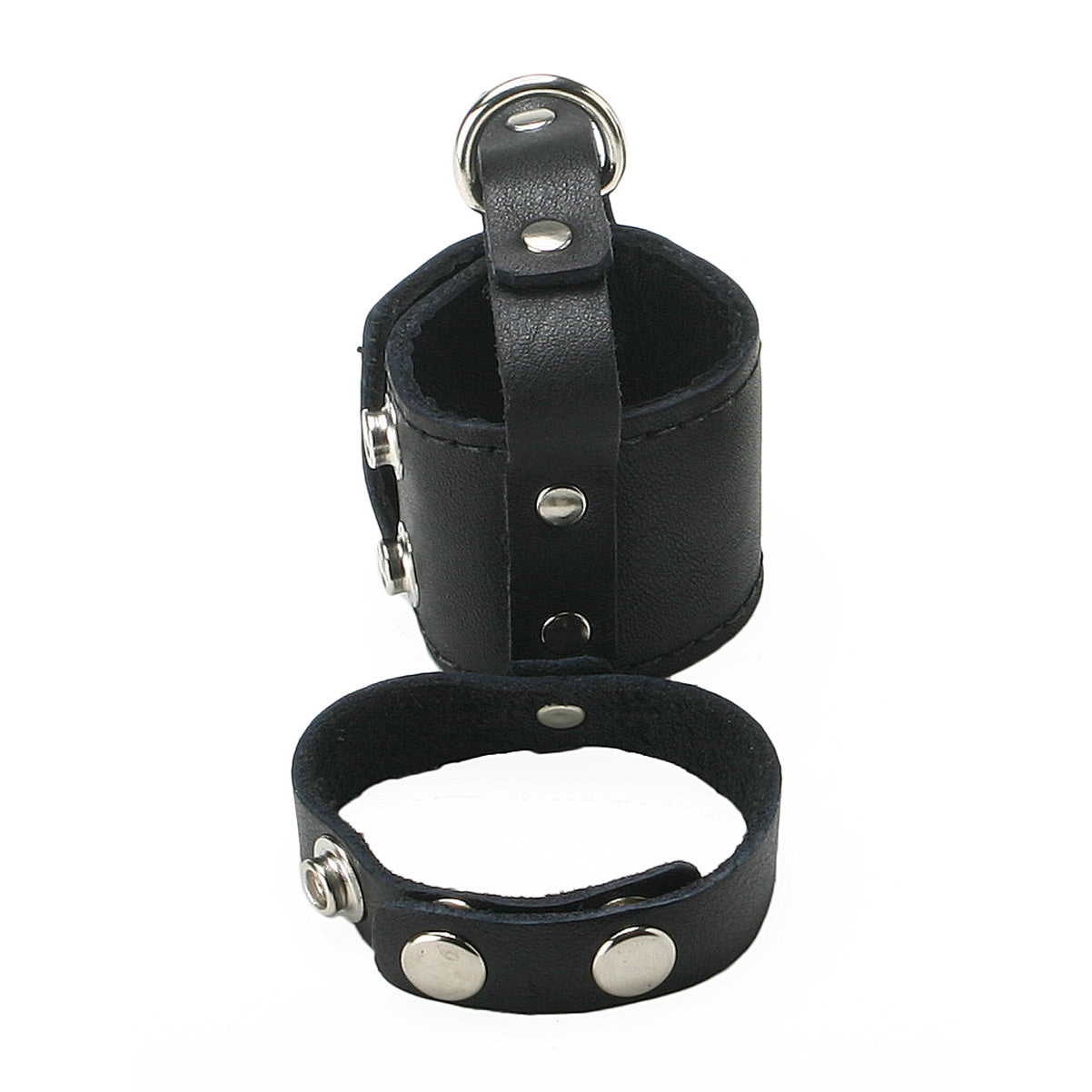 Strict Leather Cock Strap And Ball Stretcher - Small