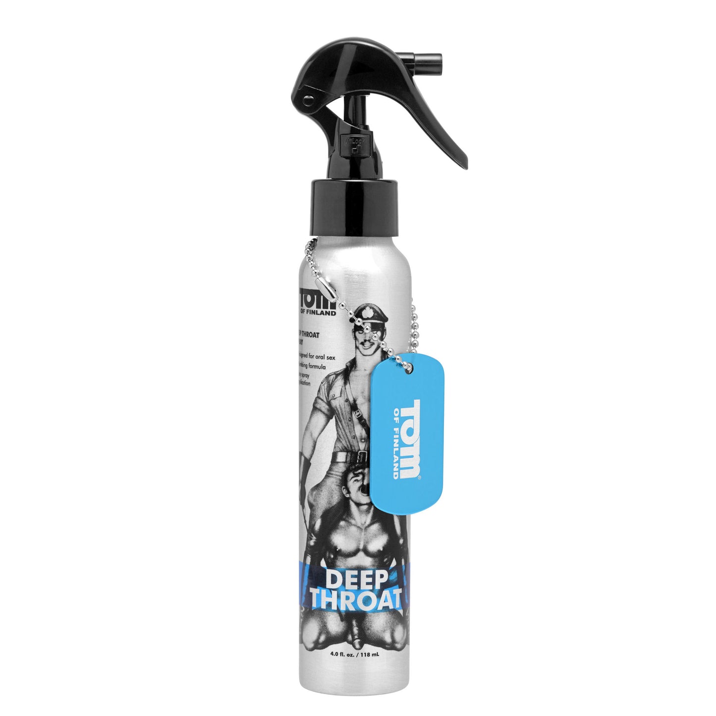 Tom Of Finland Deep Throat Spray- 4 Oz