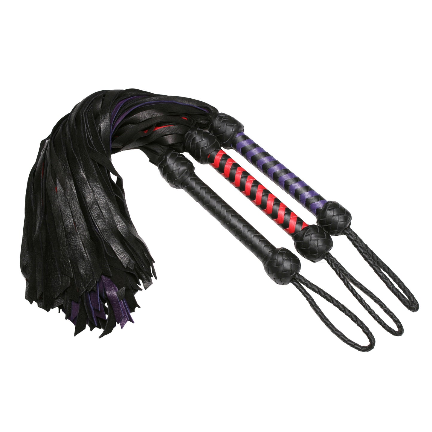 Strict Leather Premium Deerskin Flogger- Purple