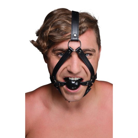 Head Harness With Inch Ball Gag