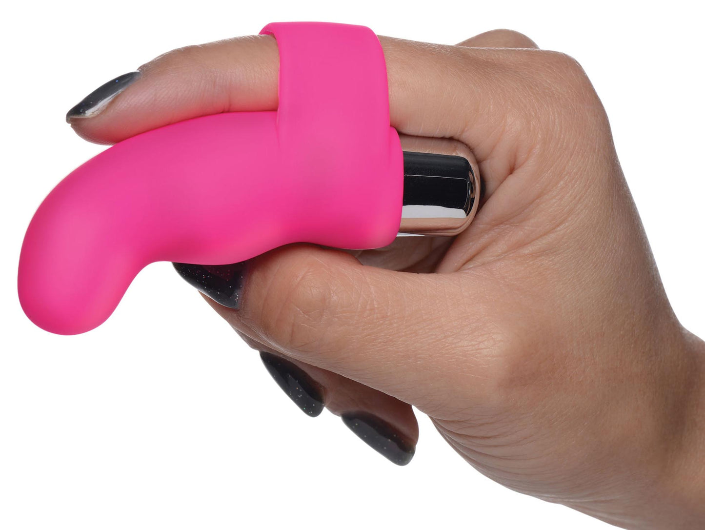 G-thrill Silicone Finger Vibe - Magenta