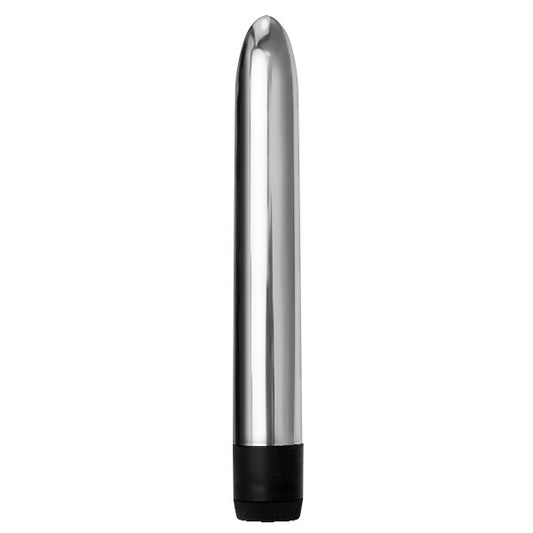 Trinity 7-inch Slim Silver Vibrator