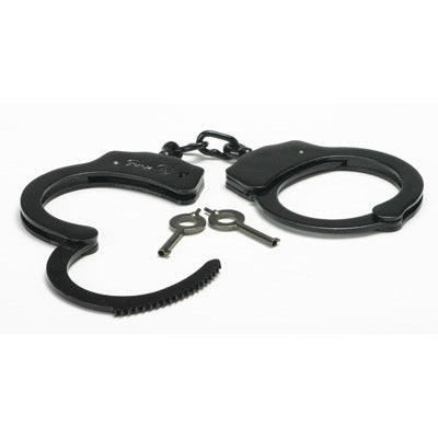 Black Steel Handcuffs